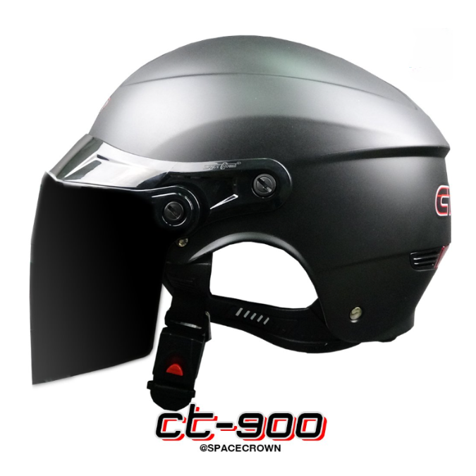 Motorcycle Helmets (Half face) space crown ct-900